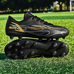 Pro Anti Skid Soccer Cleats for Boys Breathable Lightweight AG Football Boots