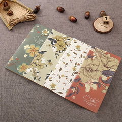 50pg Portable Retro Notebook Faux Leather Cover Thread Binding Vintage Style