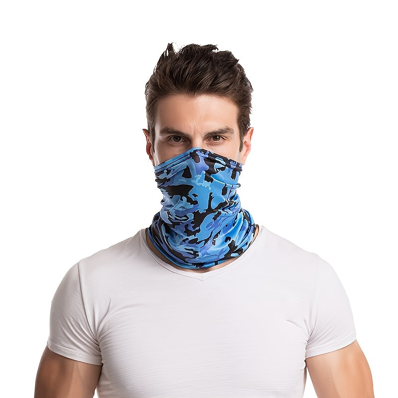 Windproof Sunscreen Knitted Scarf Mask for Outdoor Riding