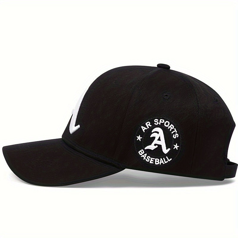 Gothic A Letter Baseball Cap Sun Hat Adjustable Casual Travel Vacation