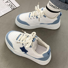 Women's Star Pattern Chunky Sneakers Comfortable Non slip Sports Shoes