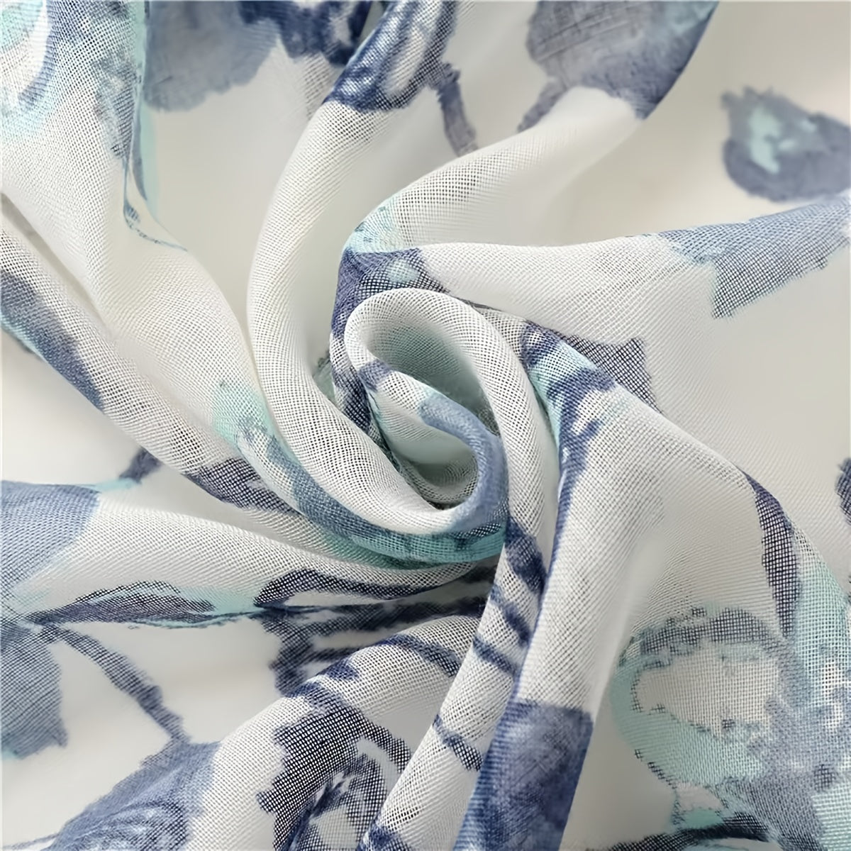 Ink Butterfly Print Grey Scarf 31 50' 70 87' Tassel Shawl Women Head Wrap