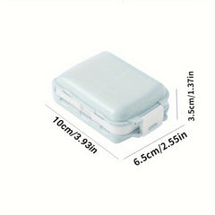 Leakproof Medicine Box, 8 Grids, Outdoor Camping Hiking Fishing