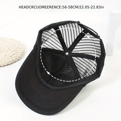 Mesh Breathable Sun Hat Unisex Baseball Cap Hip Hop Trucker Hat