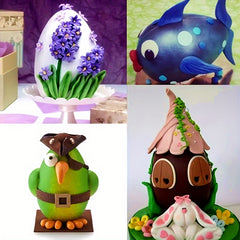 50pcs6 Craft Foam Egg Smooth Easter Christmas Halloween Holiday Crafts