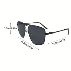 Irregular Sun Protection Glasses Polarized Copper Alloy Men Women
