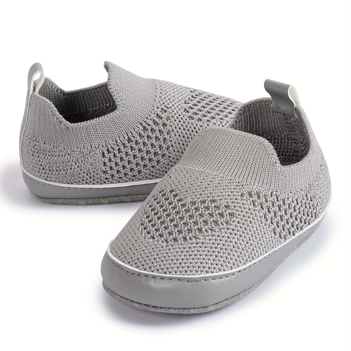 Breathable Slip On Woven Shoes For Baby Girls Lightweight Non slip Shoes