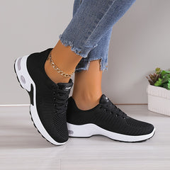 Mesh Breathable Air Cushion Bottom Sports Shoes Lightweight Travel Shoes Women's