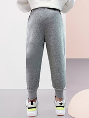 Girls Street Jogger Sweatpants Loose Fit Sports Running Trousers
