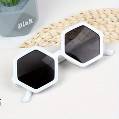 Children's Hexagonal Frame Sunglasses UV Protection
