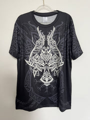 Men's 3D Totem Animal Graphic T-shirt Casual Breathable Tee