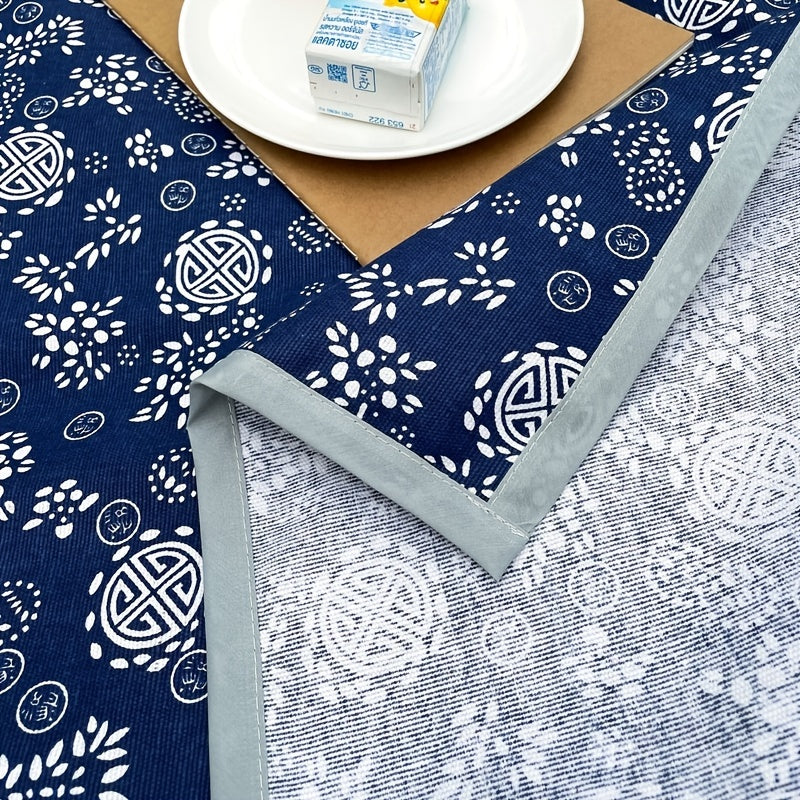 Waterproof Outdoor Blanket Flowers Printing Picnic Mat