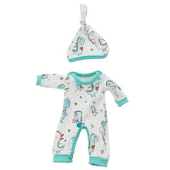 Jumpsuit Doll Set for 10-12in Dolls 25 Reborn Baby Clothes