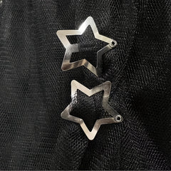 5pcs Star Hairpin Metallic Sweet & Hair Clip Headwear