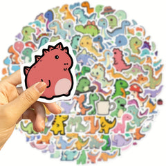 100pcs Dinosaur Series Stickers For Laptop Helmets Water Cup Decoration