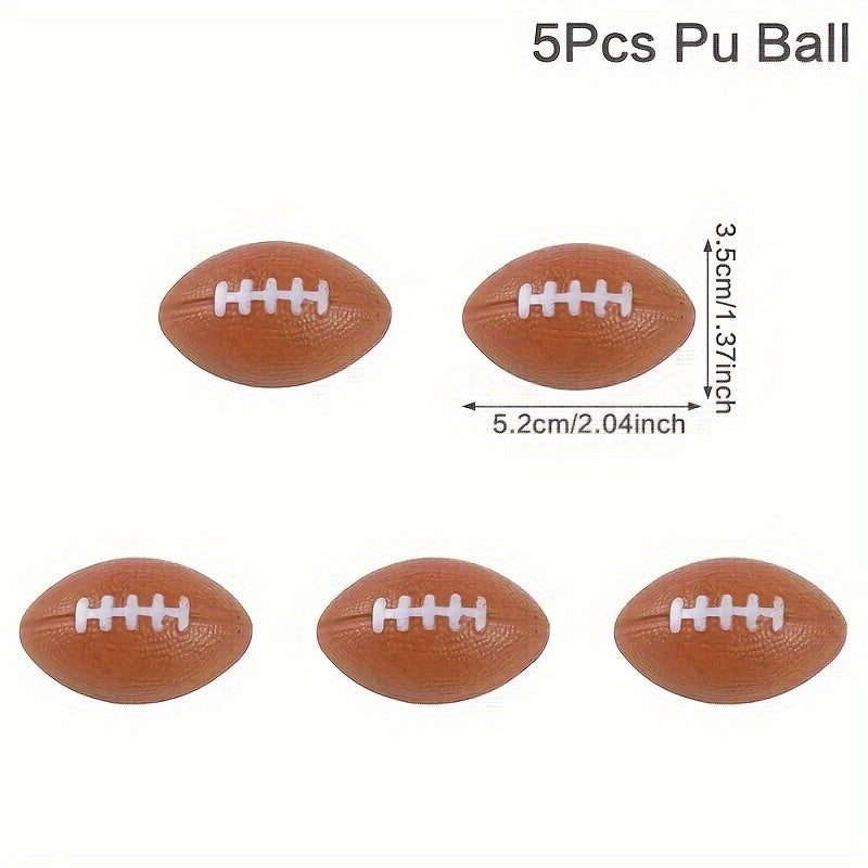 5pcs Outdoor Bounce Balls Cartoon Balls Basketball Football Toys