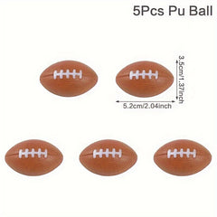 5pcs Outdoor Bounce Balls Cartoon Balls Basketball Football Toys