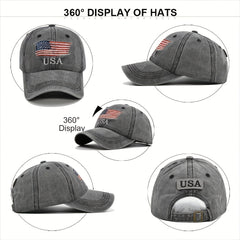 Flag Embroidery Baseball Cap Hip Hop Sports Hat