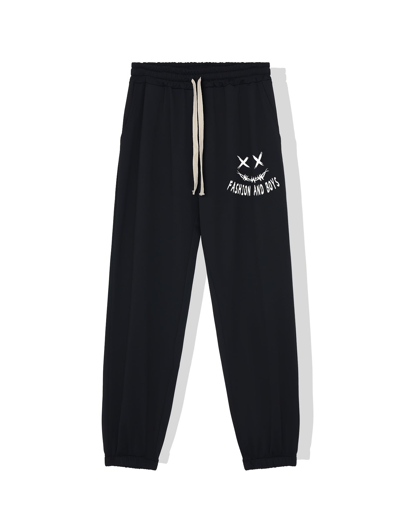 Men's Drawstring Sweatpants Loose Casual Comfy Jogger Pants