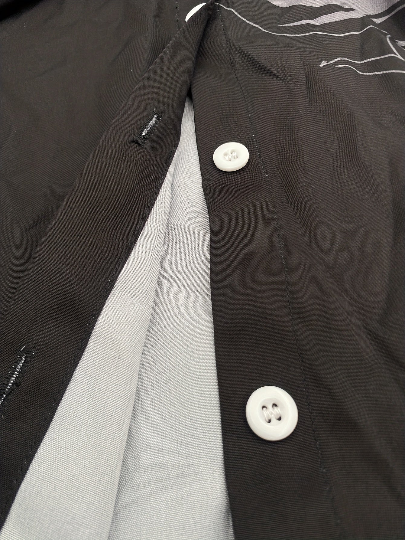 Men's Long Sleeve Lapel Shirt for Fall Outdoor