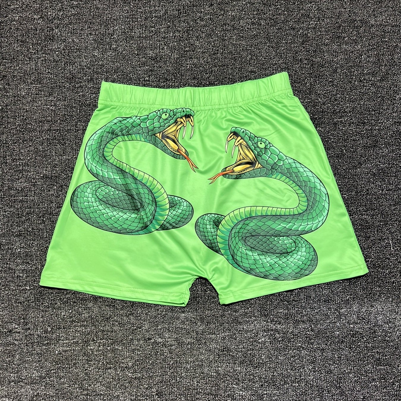 Snakes Print Skinny Shorts Yoga Casual Summer Women's Clothing