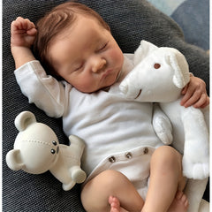 17-Inch Reborn Baby Doll Soft Vinyl for Early Education