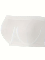 Seamless Strapless Bandeau Bra Soft Stretch Everyday Bra Women's Lingerie