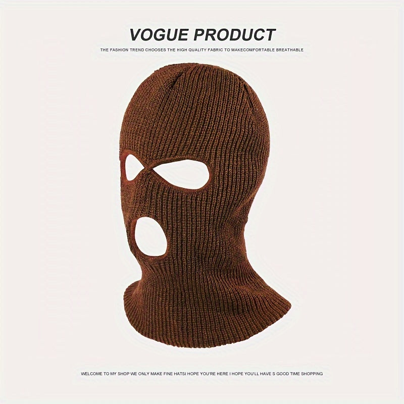 3-Hole Warm Headgear Skiing & Riding Face Cover