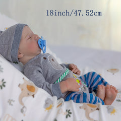 45 72 Cm Reborn Doll Art Doll Soft Body 3D Skin Visible Veins Gift