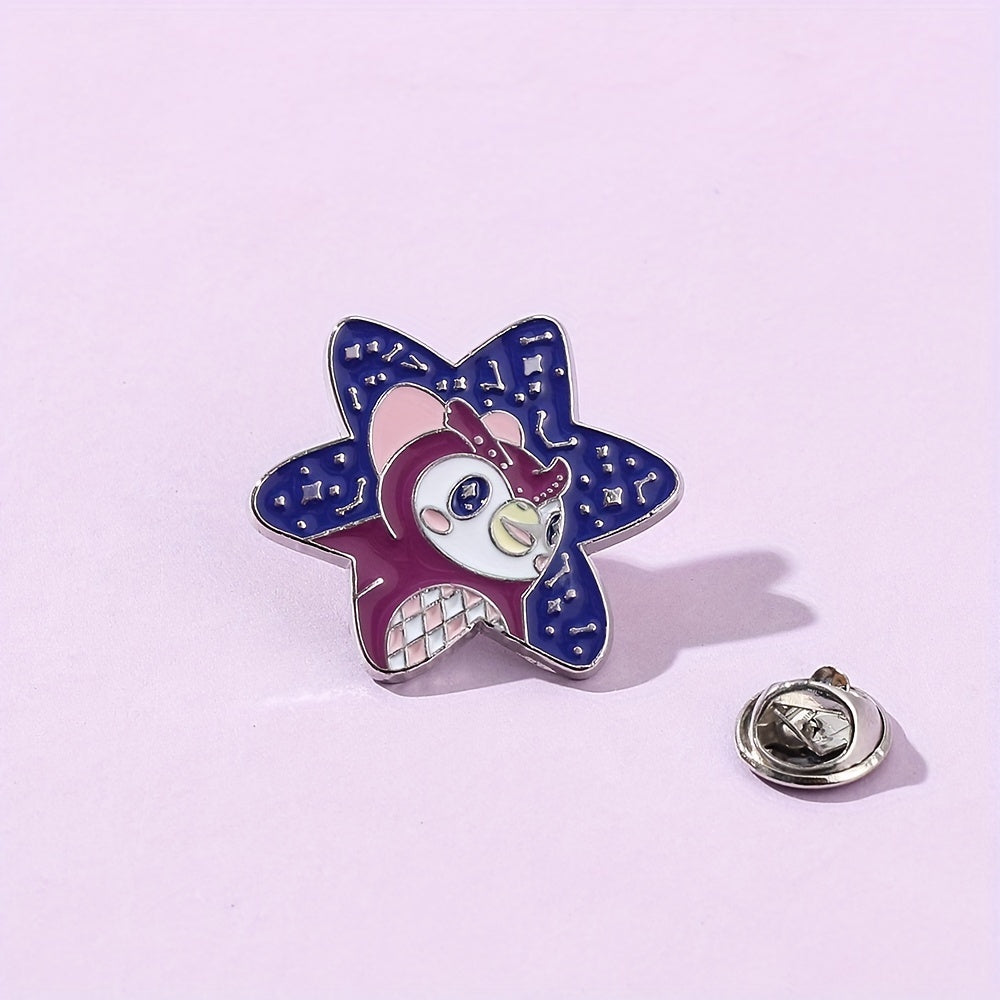 Men s Owl Brooch Large Eye Enamel Brooch Handbag Backpack Jewelry Accessories