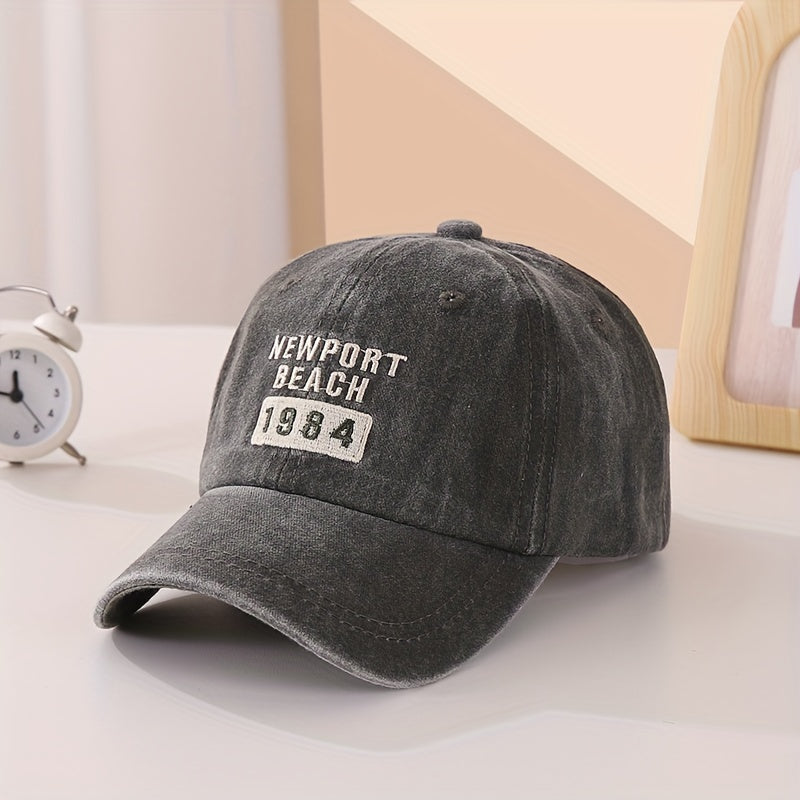 Kids Breathable Adjustable Baseball Cap Outdoor Sport Letter Embroidery