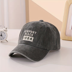 Kids Breathable Adjustable Baseball Cap Outdoor Sport Letter Embroidery
