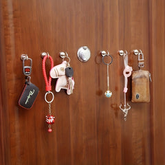 6 Pcs Magnetic Hooks 25 Lb Heavy Duty Earth Magnets With Hook For Refrigerator