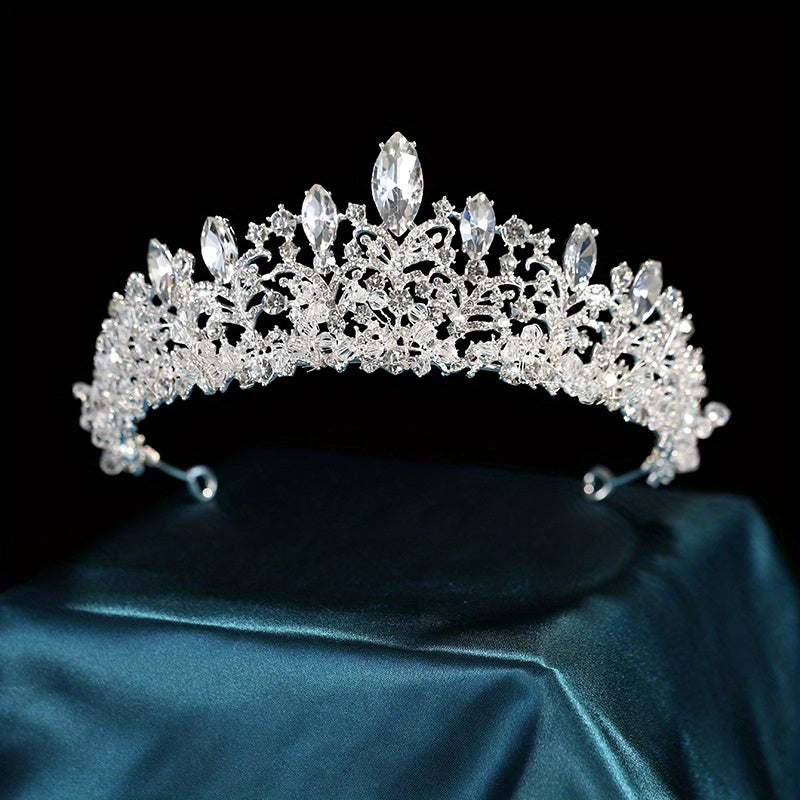 Crystal Headband Rhinestone Crown Tiara Hair Band Wedding Bridal Accessories