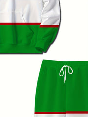 Men's Hoodie & Sweatpants Set for Autumn Winter