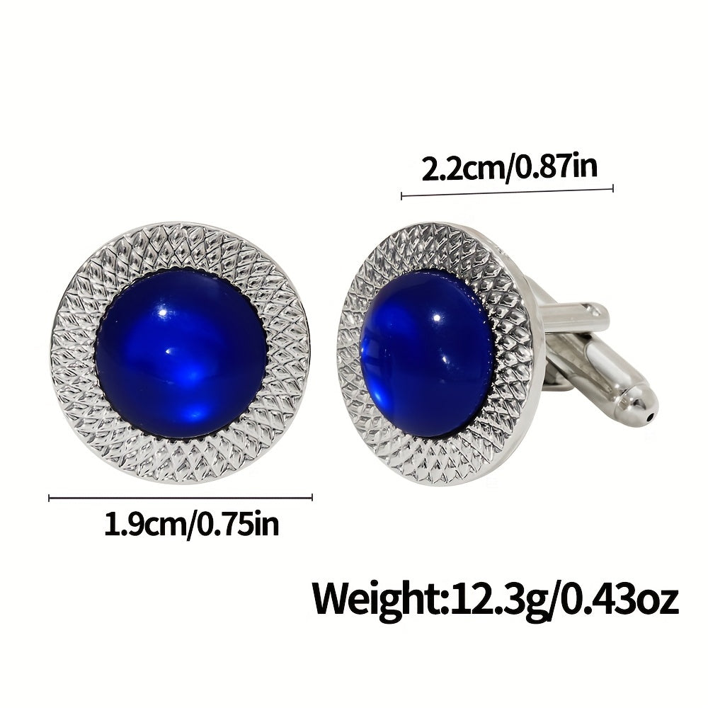 Rhinestone Cufflinks Suit Button Cufflinks Sleeves Studs