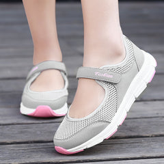 Women's Soft Breathable Slip On Sneakers Casual Walking Shoes