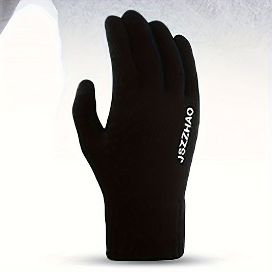 Fleece Touch Screen Running Gloves Windproof Cycling Gloves