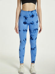 Tie Dye Running Yoga Pants High Waist Quick Dry Women's Activewear