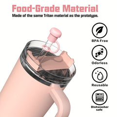 6pcs 6 10mm Silicone Straw Cap Dustproof Beverage Straw Tip Cover