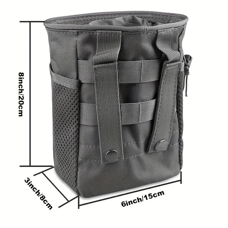 Adjustable Camo Molle Dump Pouch for Outdoor Camping