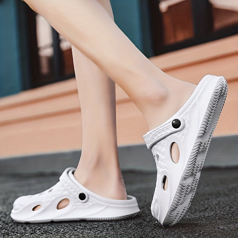 Men's Lightweight Hollow Out Sandals Slip On Clogs