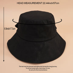 Irregular Bowknot Brim Bucket Hat Candy Women's UV Protection Sun Hats