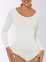 Women's Long Sleeve Tummy Control Butt Lifter Body Shaper