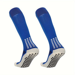 Men's Soccer Socks Non slip Grip Football Crew Socks