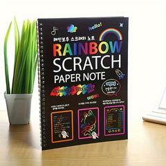 Scratch Art Book Set with Pen - Creative Paper Craft for Kids