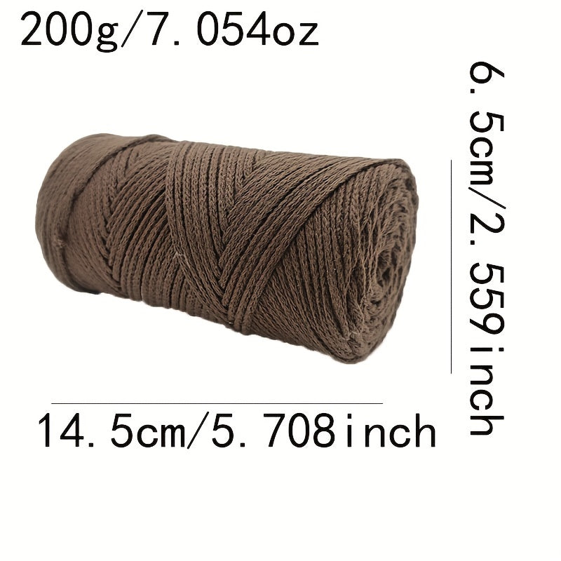 70% Cotton 30% Polycool Fiber Hollow Cotton Thread 200g
