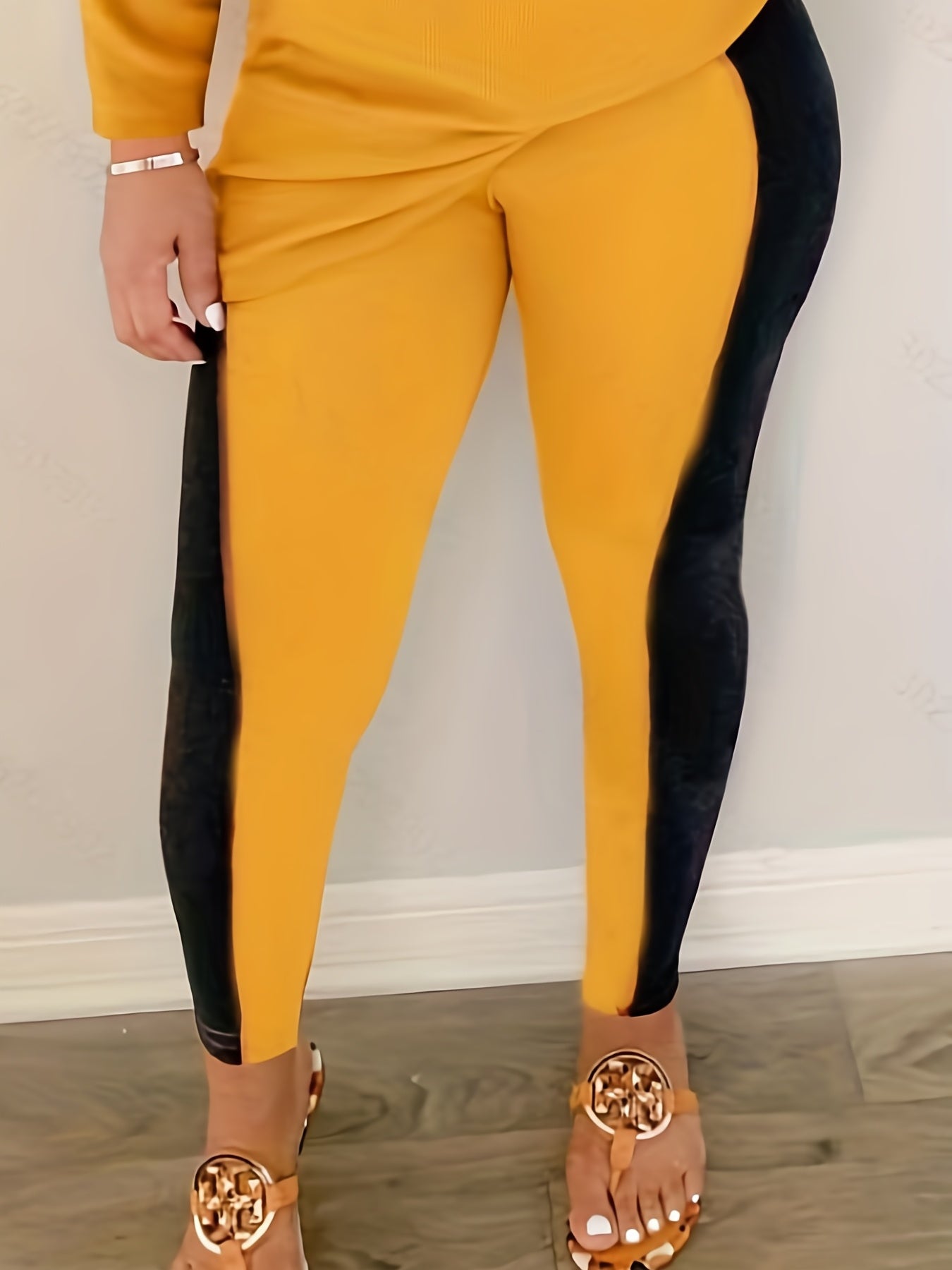 Colorblock Tee & Leggings Set