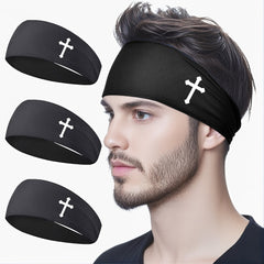 Unisex Sports Headband for Running Cycling Yoga Elastic Quick Dry Sweatband