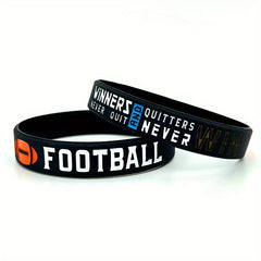 Rugby Football Believe You Can Silicone Wristband
